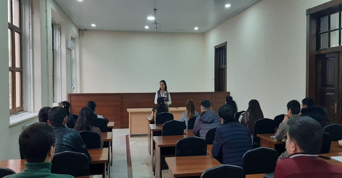 Meeting with gifted students