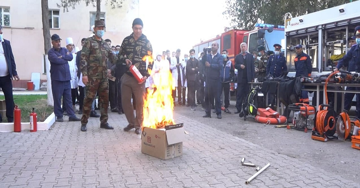Practical workshop on fire safety