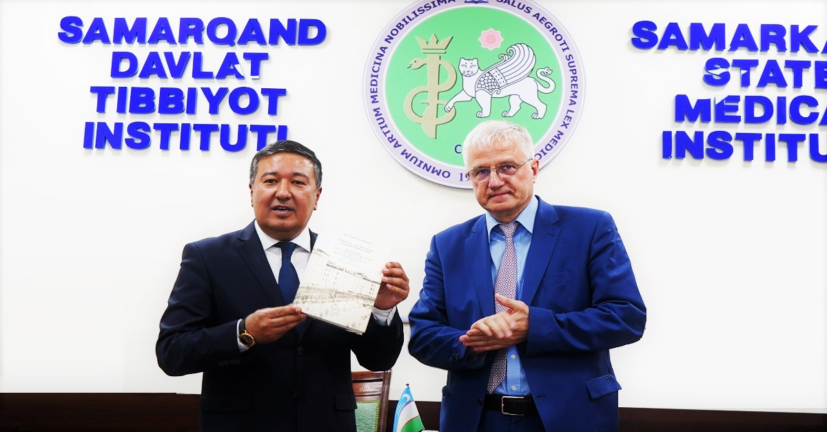 A memorandum was signed between the Samarkand State Medical Institute and the First State Medical University of Saint-Petersburg named after Academician I.P. Pavlov. Minister of Healthcare Abdukhakim Khodjibayev attended the ceremony.