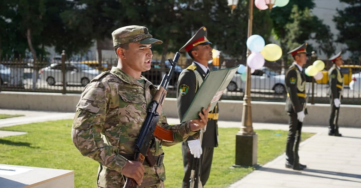 Institute cadets solemnly took the oath to the Motherland