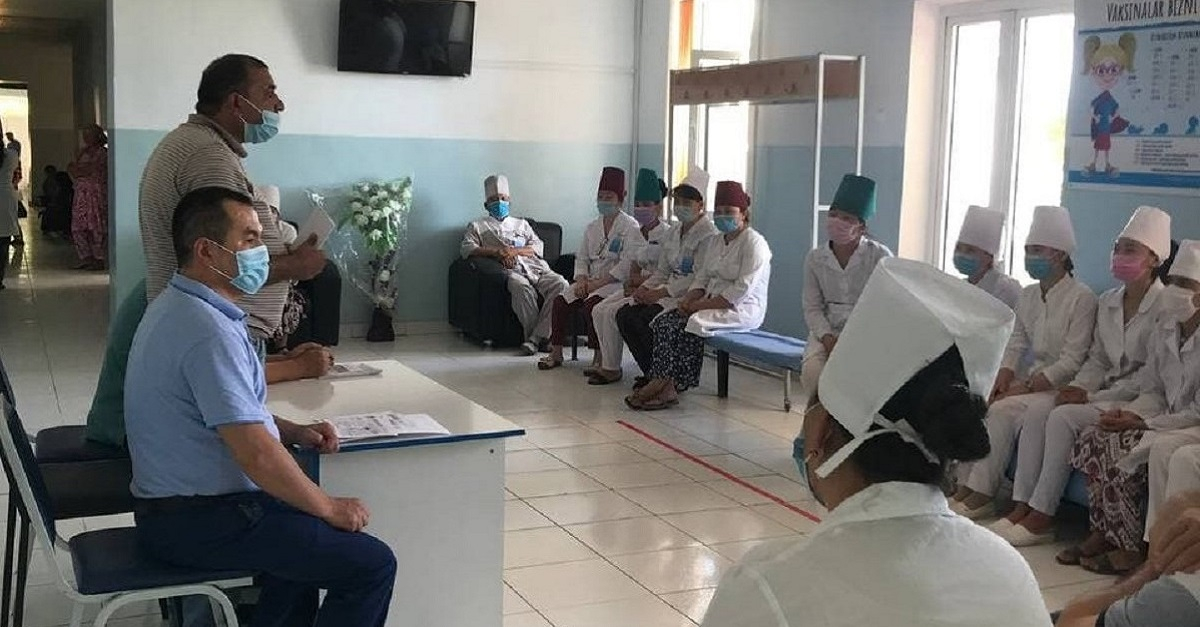 SamSMI employees carry out on-site explanatory work on diagnostics, prevention and vaccination of the population with a new coronavirus infection Covid - 19