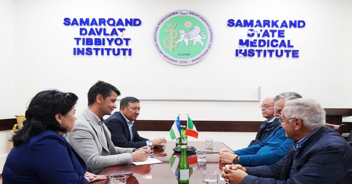 Visit of Italian delegation of otolaryngologists to Samara State Medical University