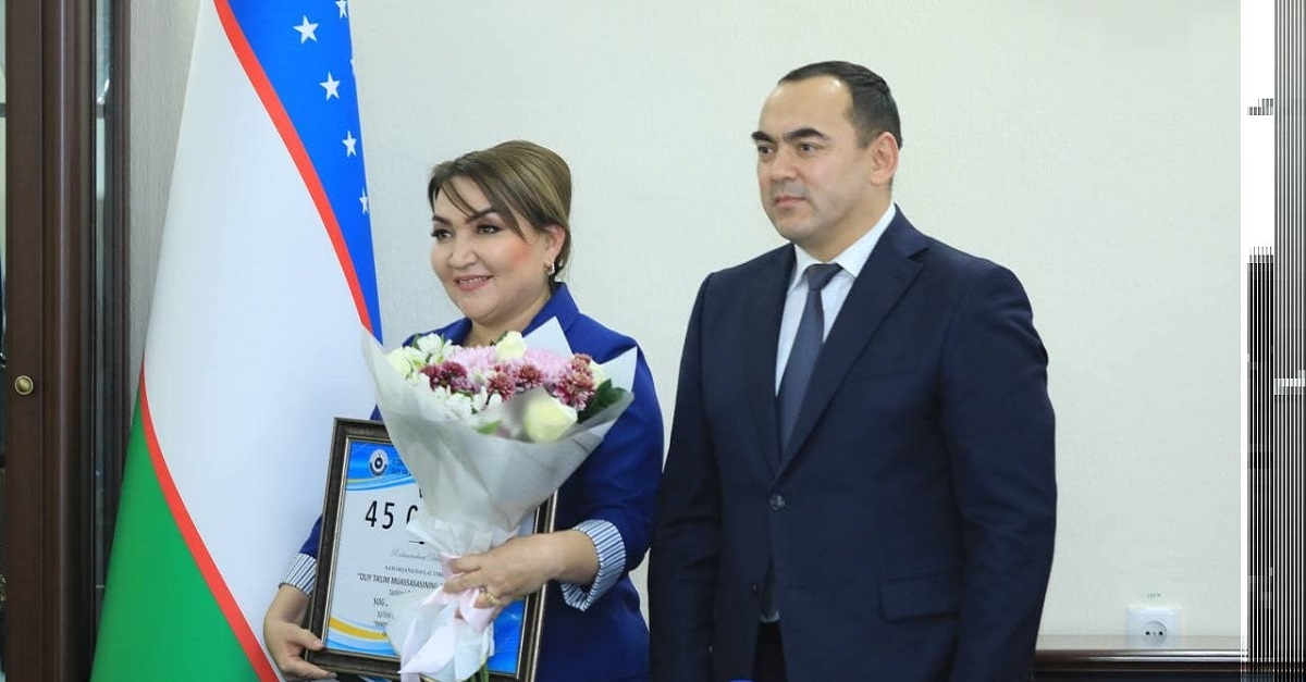 ​Institut xodimi “Yilning eng yaxshi pedagogi” Respublika tanlovini gʻolibi boʻldi