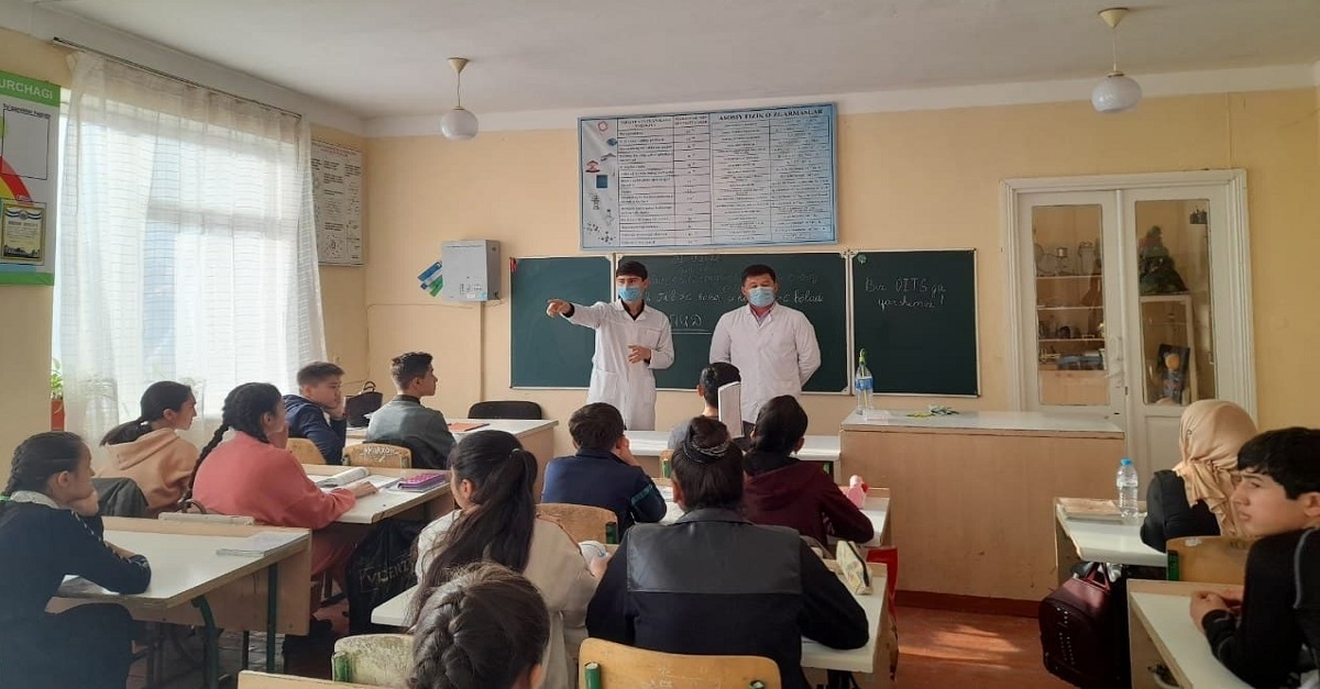 ​Maktablarda “OITS asr vabosi” mavzusida davra suhbatlari olib borilmoqda