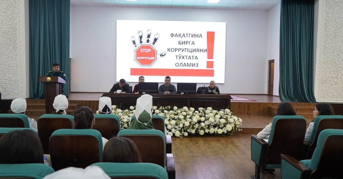 ​Stomatologiya fakultetida korrupsiyaga qarshi kurashish boʻyicha uchrashuv oʻtkazildi