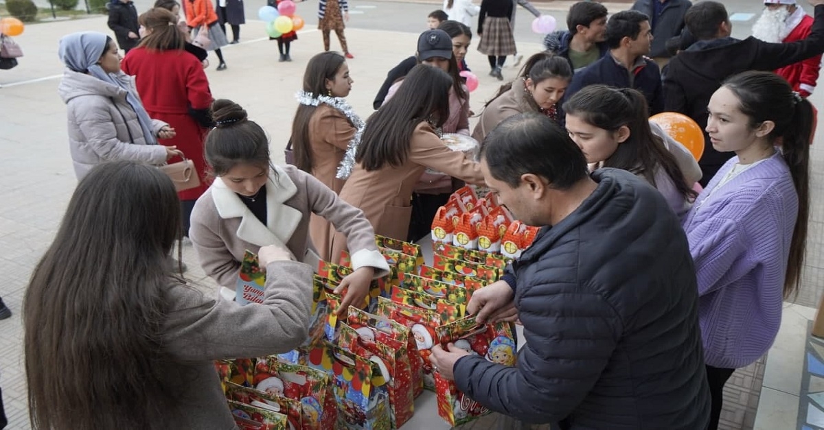 The student youth of the institute organized a New Year's holiday