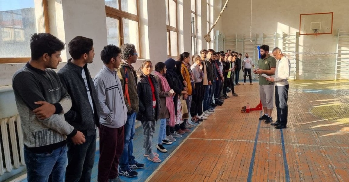 Sports competitions have started in the dormitory