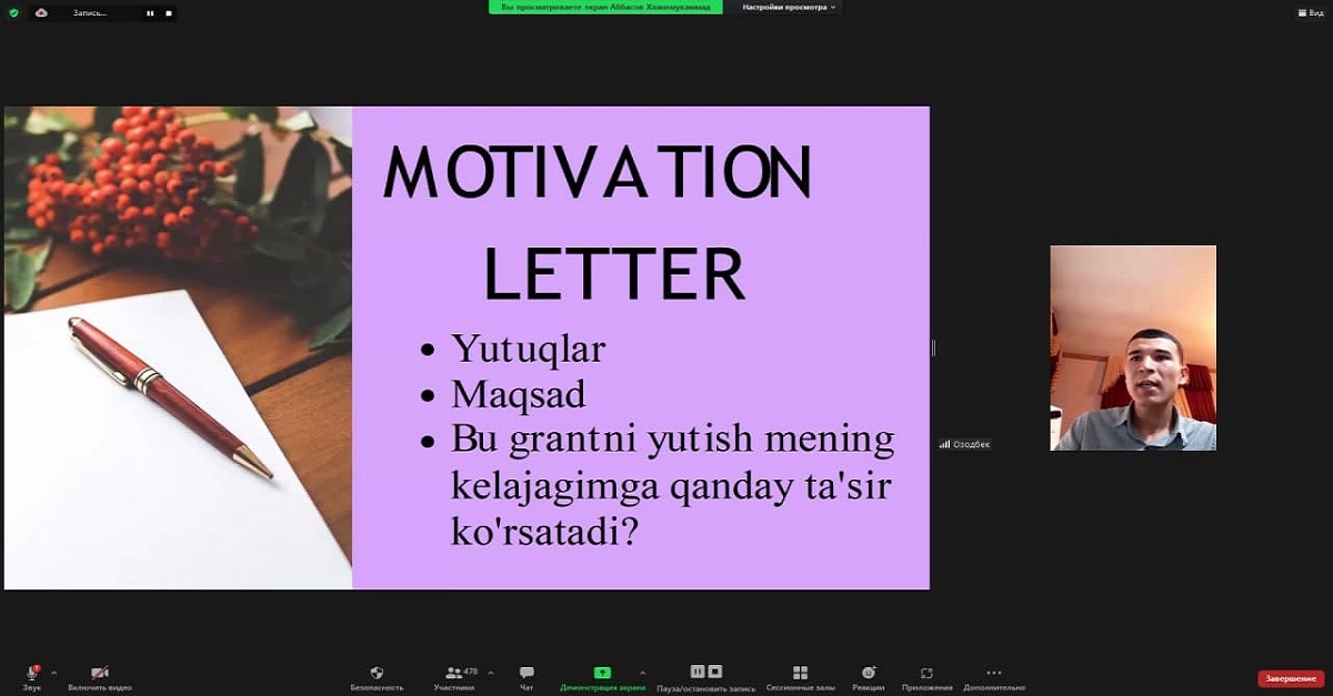 ​Talabalar akademik mobillik dasturlarida ishtirok boʻyicha uchrashuv oʻtkazildi