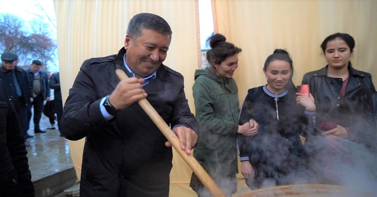 Sumalak was organised at the Samarkand State Medical Institute