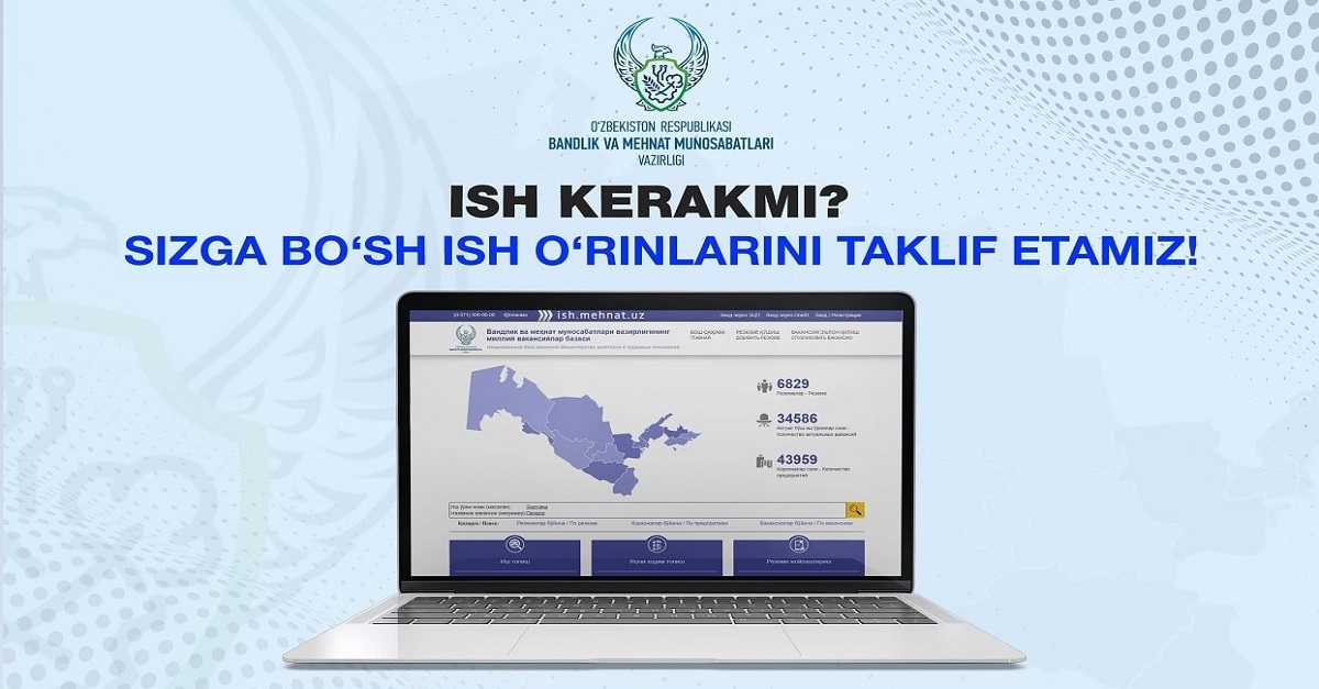 Ish qidiryapsizmi? 
