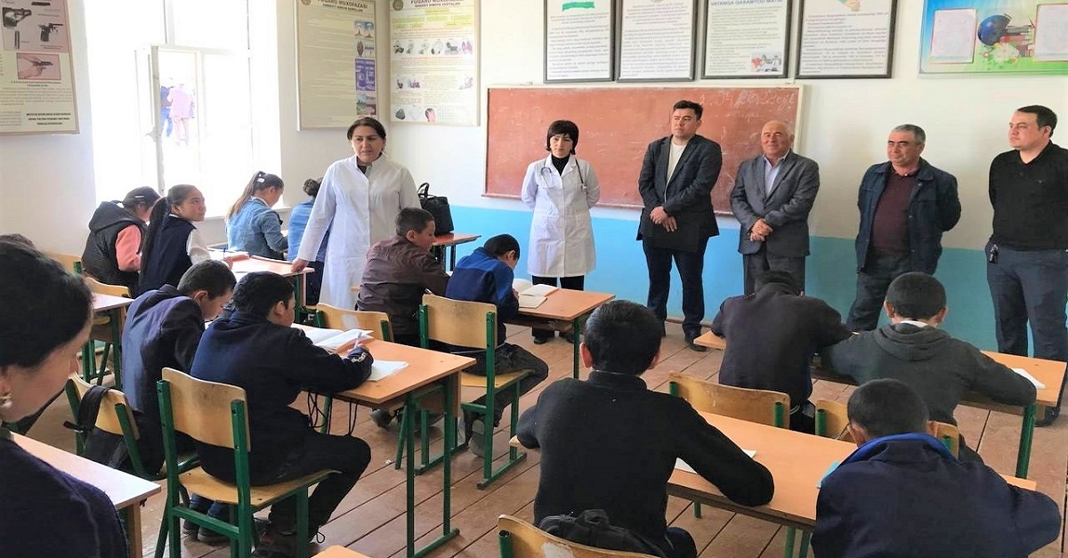 Practical cooperation with secondary schools in Kushrabad district
