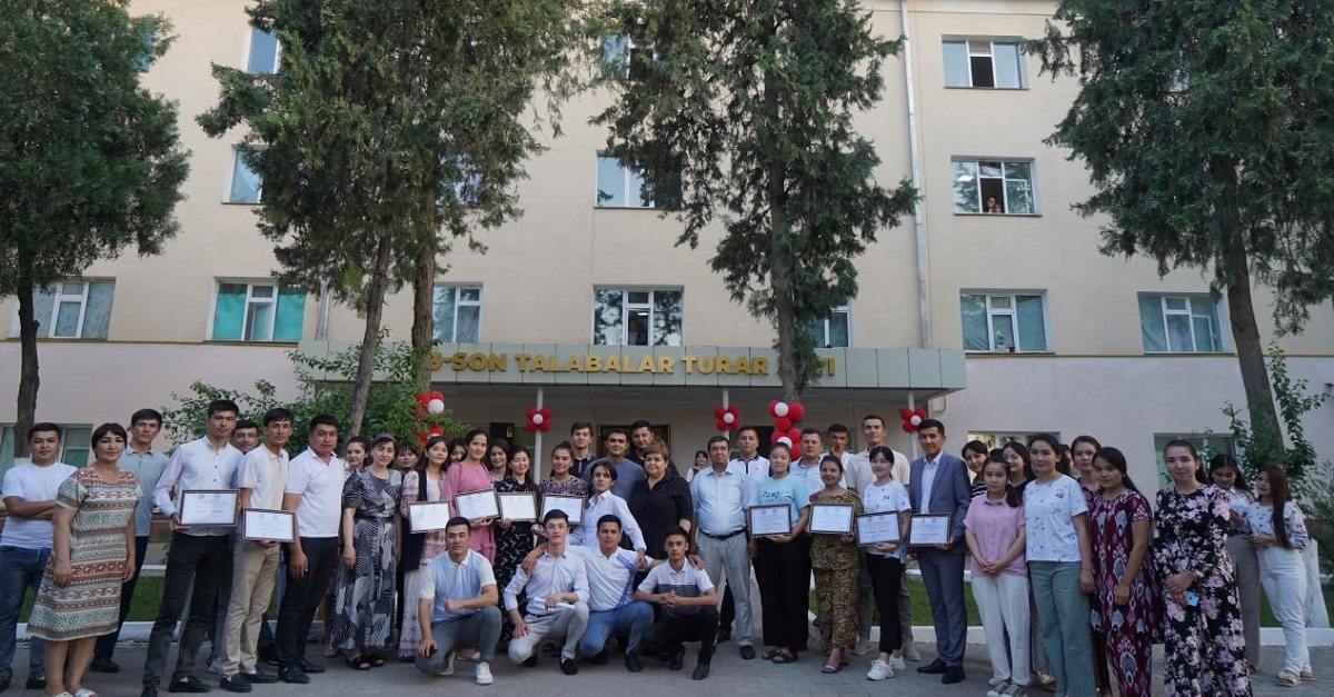Sports games and a concert were organized in the university dormitory