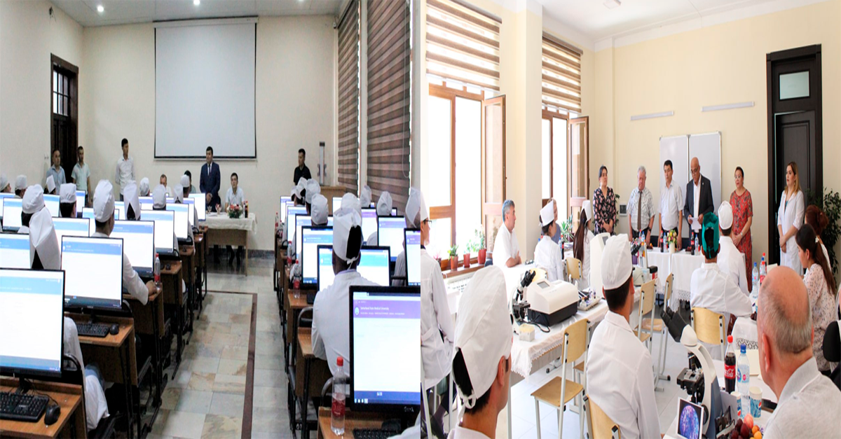 Graduates of Samarkand State Medical University faculties pass the FSA