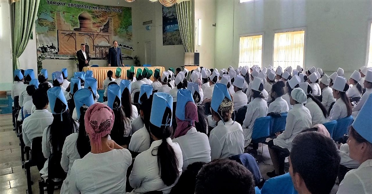 Integration with the Pakhtachi Public Health Technical School