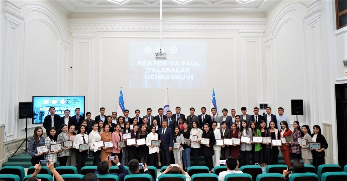 Meeting of the rector with the gifted youth of the university