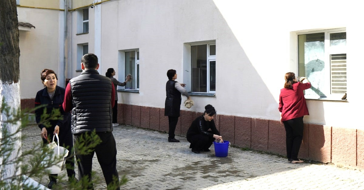 Nationwide charity khashar in Samarkand State Medical University