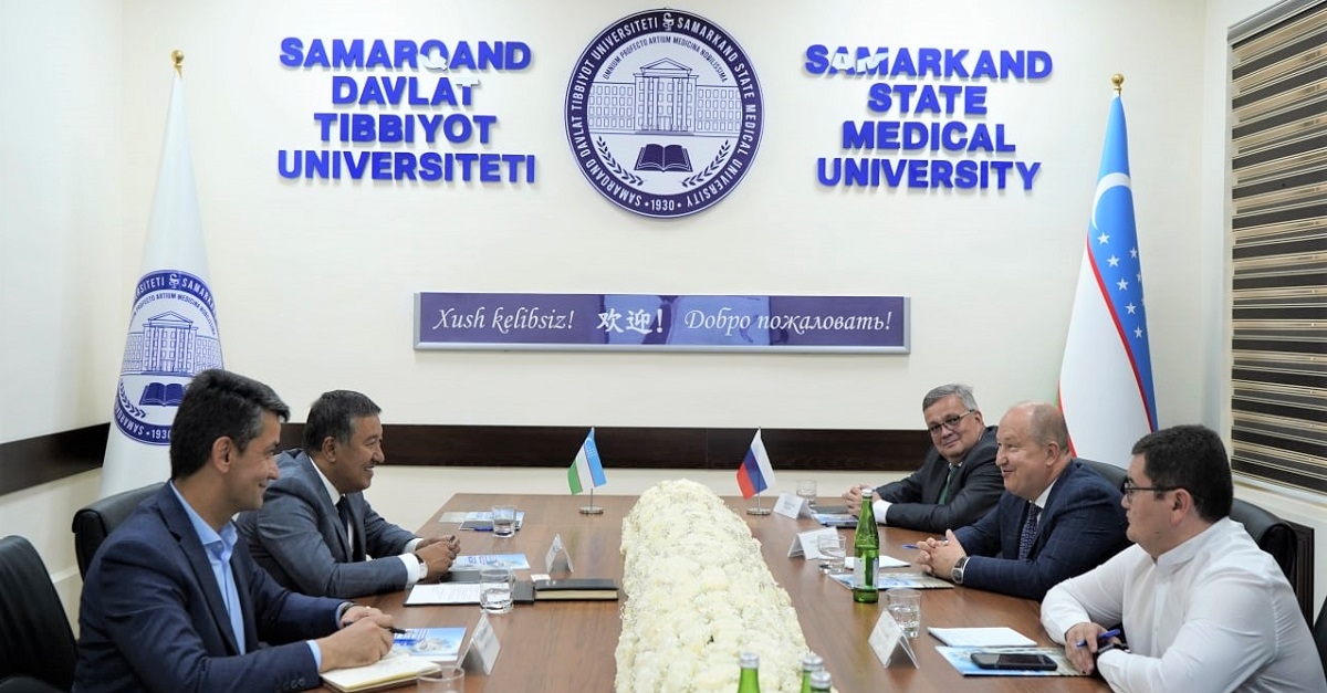 Delegations of Russian universities visited Samarkand State Medical University