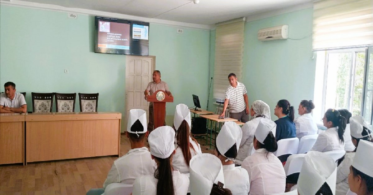 A training seminar 