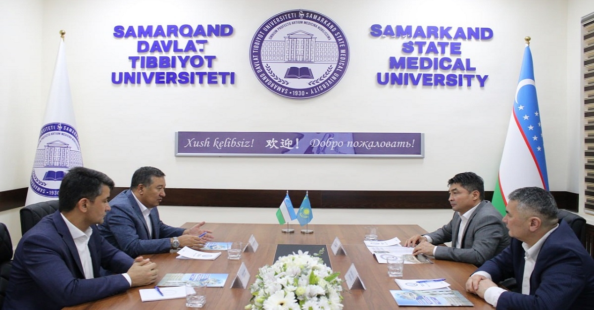 Issues of expansion of cooperation with medical universities of the Republic of Kazakhstan were discussed