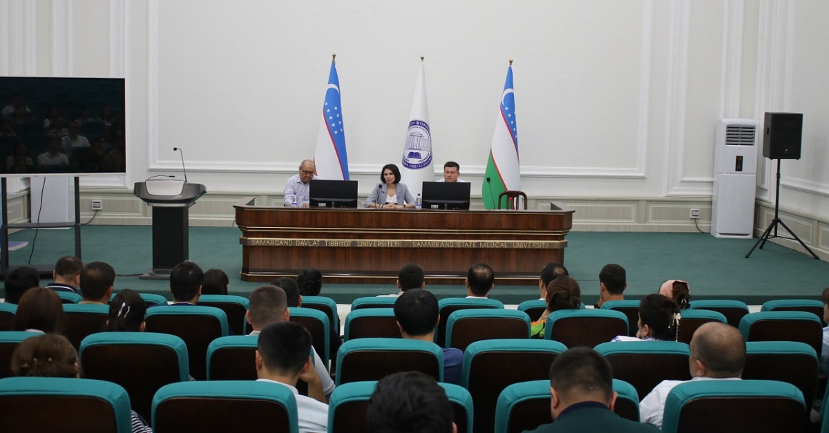 Meeting of representatives of the Ministry of Higher Education, Science and Innovations with scientific applicants of SamSMU