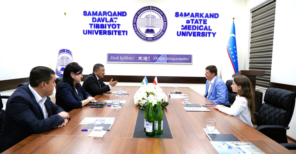 Issues of cooperation with Polish Higher School of Business were discussed