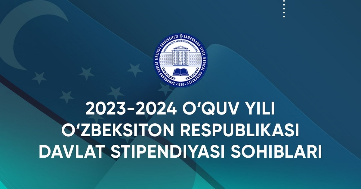 Students of Samarkand State Medical University have received state scholarships