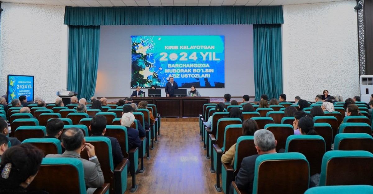 A scientific council for the summary of the year was held at Samarkand State Medical University