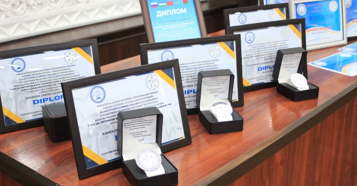 Awarded talented students of the Faculty of Medicine Number-2 