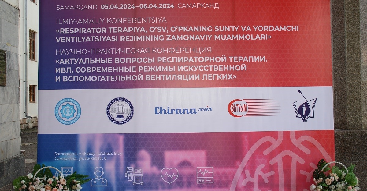 ​Samarqand davlat tibbiyot universitetida «Respirator terapiya, O‘SV, o‘pkaning sun’iy va yordamchi ventilyatsiyasi rejimlarining zamonaviy muammolari» mavzusidagi xalqaro ilmiy-amaliy anjuman o‘tkazildi