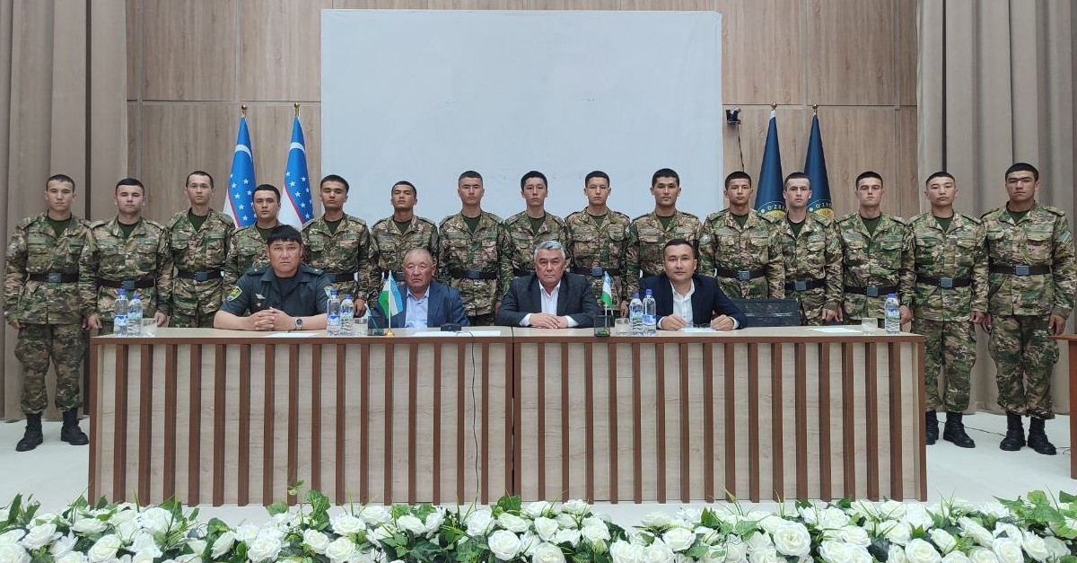 Discussion was held with professors and teachers of Samarkand State Medical University in the military section