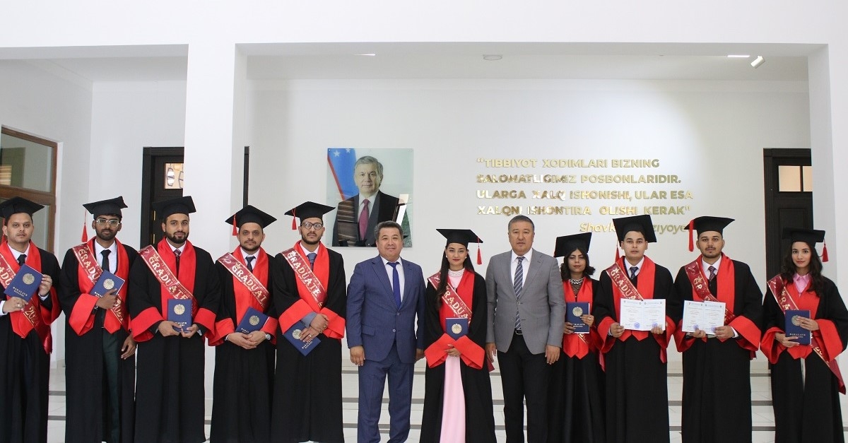 Indian graduates of Samarkand State Medical University received their diplomas 
