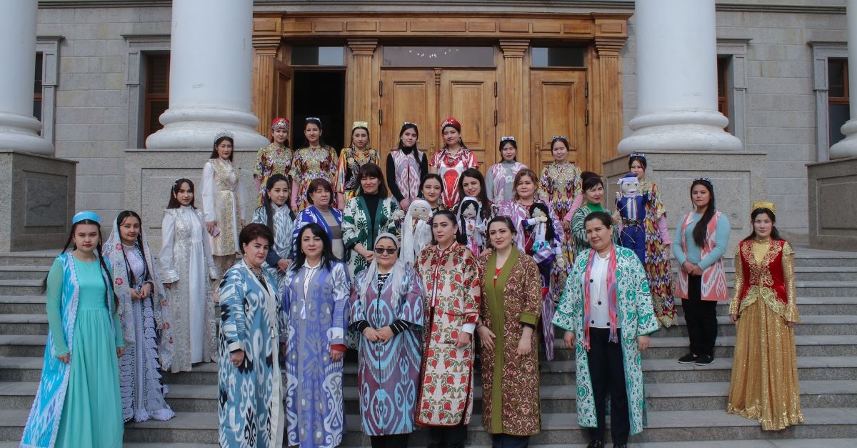 The University hosted a festival of national costumes