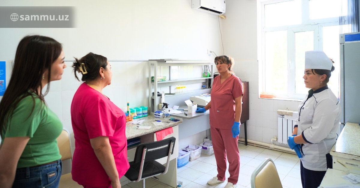 ​Ishtixon tumanida tibbiy xizmat tizimini yaxshilashga qaratilgan tadbirlar amalga oshirilmoqda