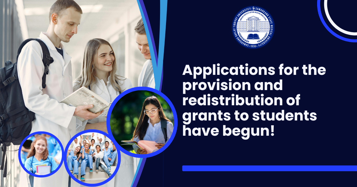 Applications for the provision and redistribution of grants to students have begun!