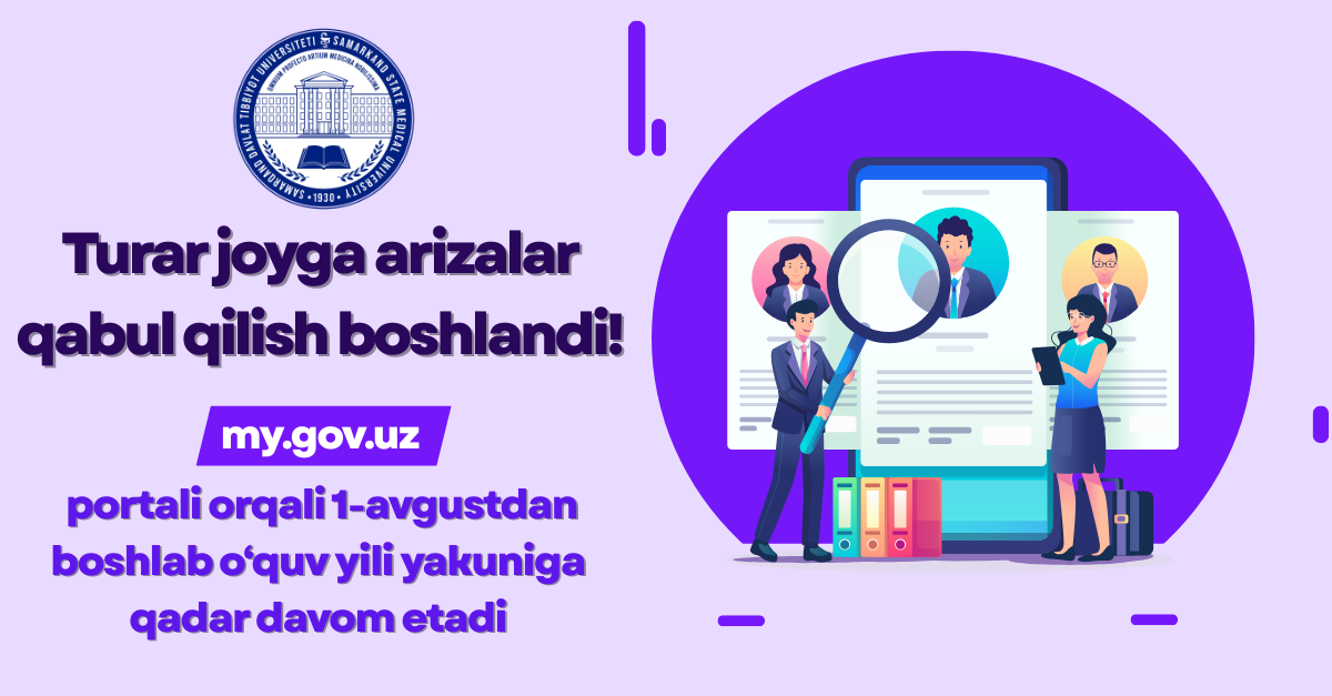 Turar joyga arizalar qabul qilish boshlandi!