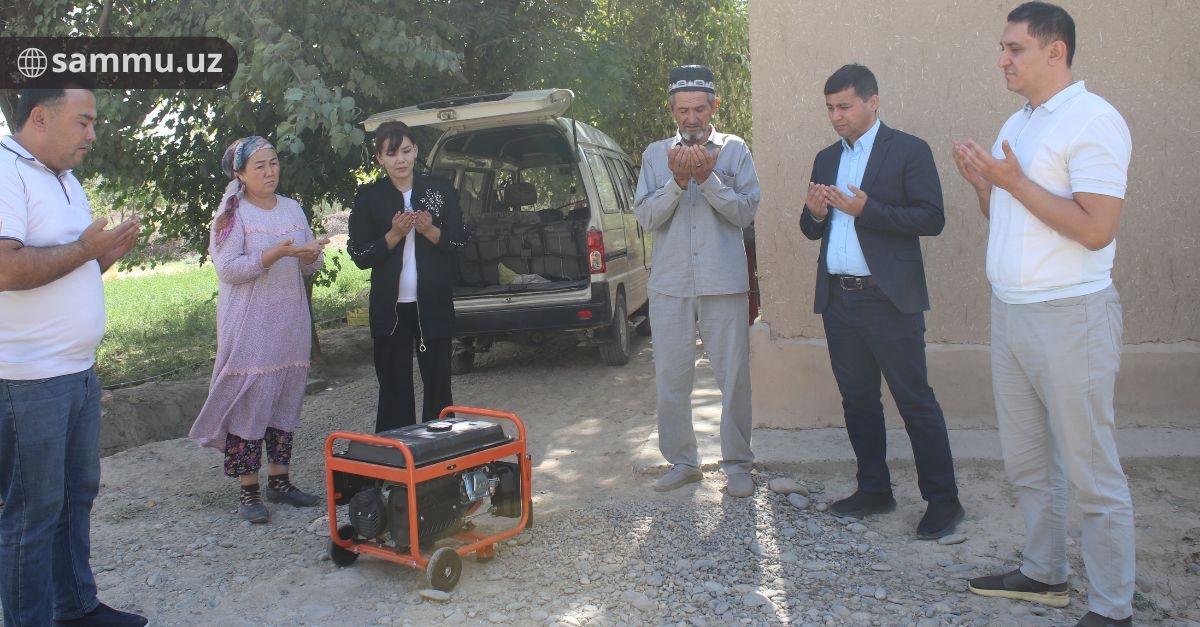 ​Samarqand davlat tibbiyot universitetiga biriktirilgan Payariq tumani MFYlaridagi yoshlar holidan xabar olindi