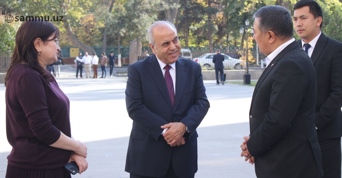 ​Iordaniya ta’lim vaziri SamDTUga tashrif buyurdi