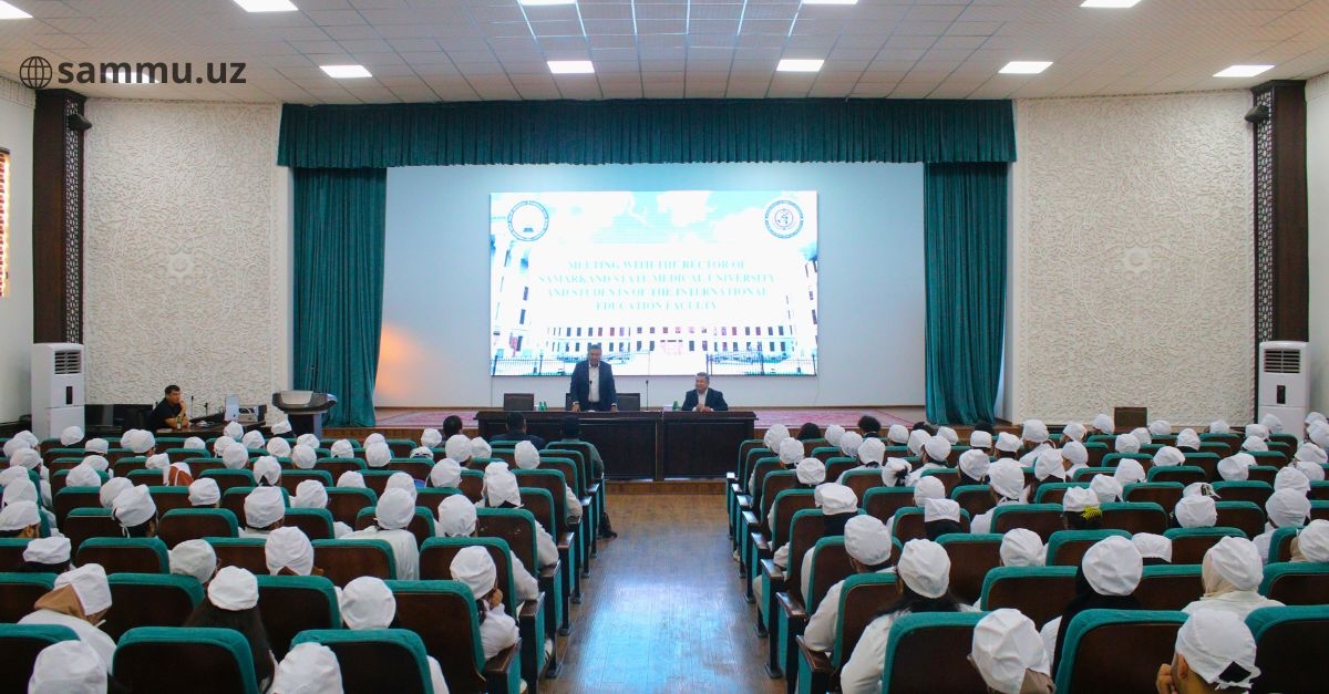 ​Universitet rektori xorijlik talabalar bilan uchrashdi