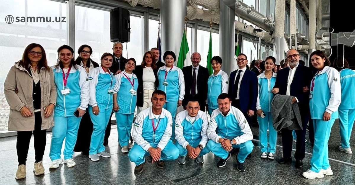 ​Samarqand davlat tibbiyot universiteti Ko‘p tarmoqli klinikasi Neyroxirurgiya bo‘limi katta hamshirasi Italiyada malaka oshirdi