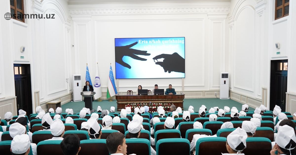 ​Talabalar bilan profilaktik davra suhbati o‘tkazildi