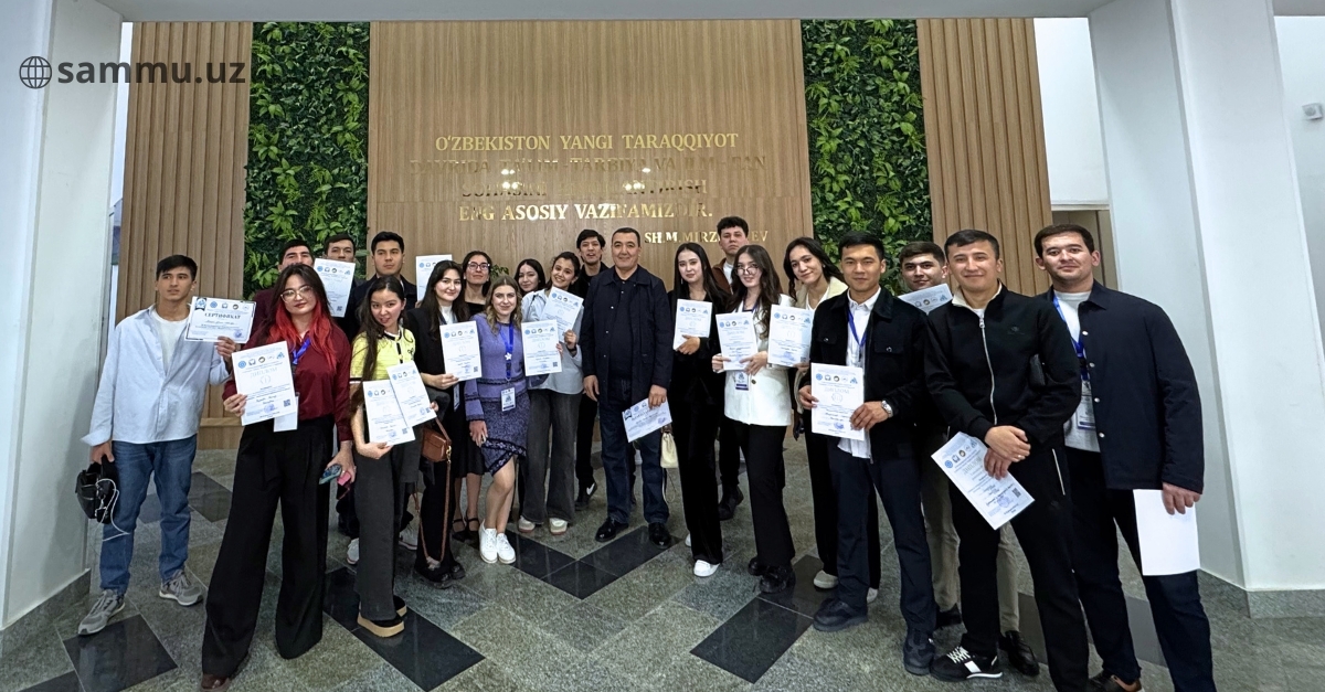 ​Universitetimiz talabalari xalqaro olimpiadada yuqori natijalarni qayd etdi