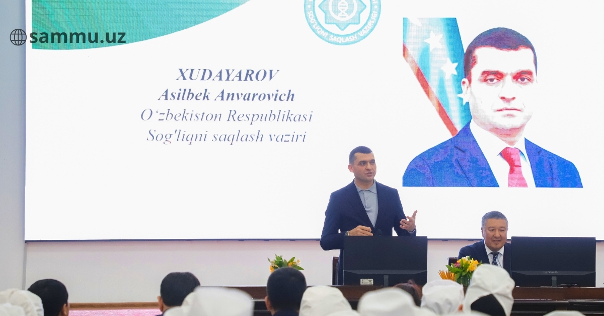 ​Samarqand davlat tibbiyot universitetida “Yoshlar kuni” doirasida Sog‘liqni saqlash vaziri bilan uchrashuv o‘tkazildi