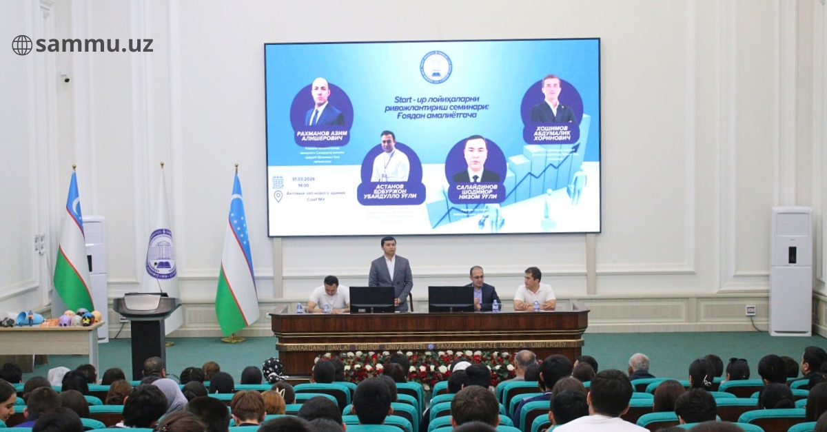 ​“Biz - O‘zbekiston yoshlari forumi” doirasida Start-UP g‘oyalarni rivojlantirishga qaratilgan seminar o‘tkazildi