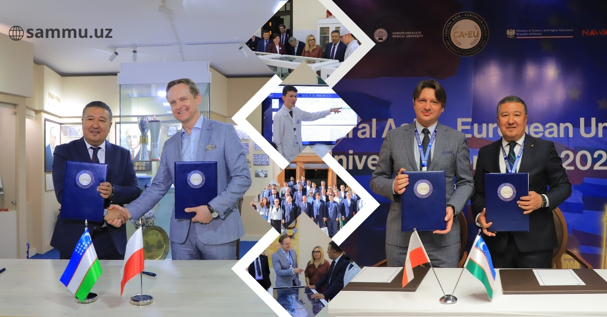 ​Samarqand davlat tibbiyot universiteti hamda Polsha oliygohlari o‘rtasidagi hamkorlikning yangi bosqichi!