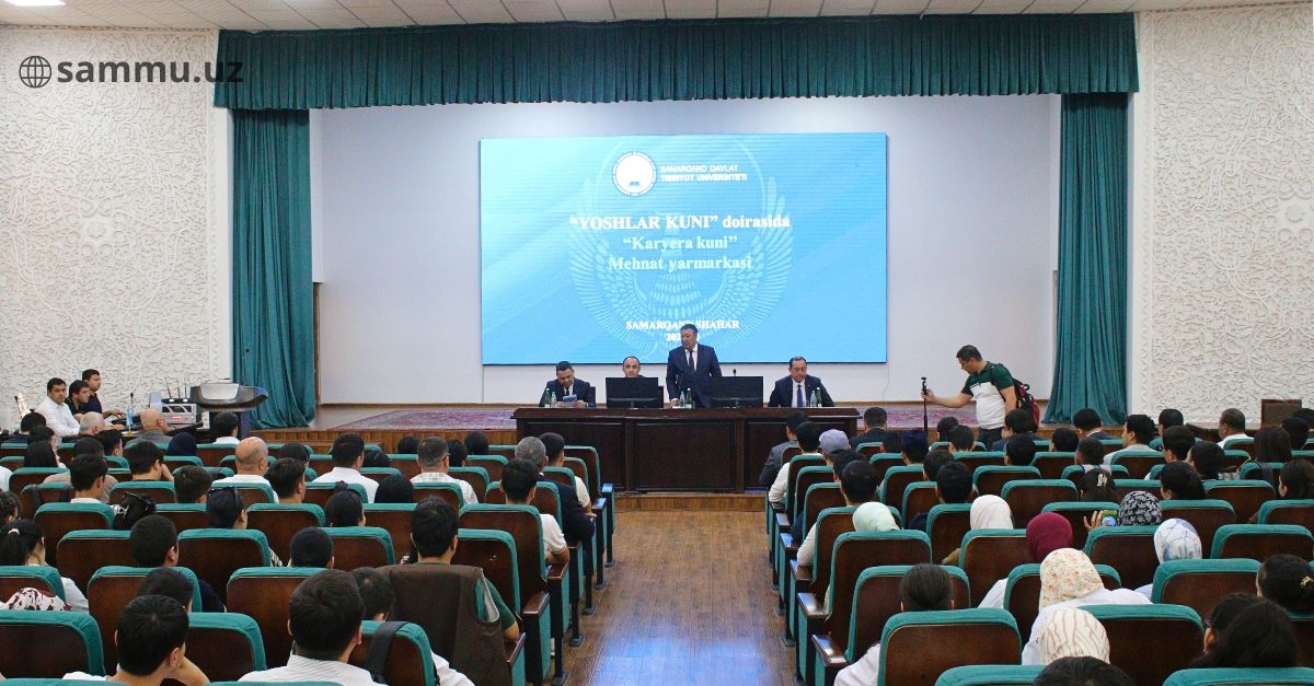 ​“Karyera kuni” mehnat yarmarkasi o‘tkazildi