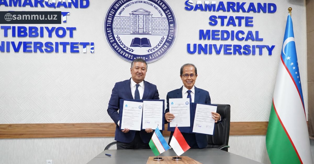 Samarqand davlat tibbiyot universiteti Indoneziyaning yetakchi oliygohi bilan hamkorlik qiladi